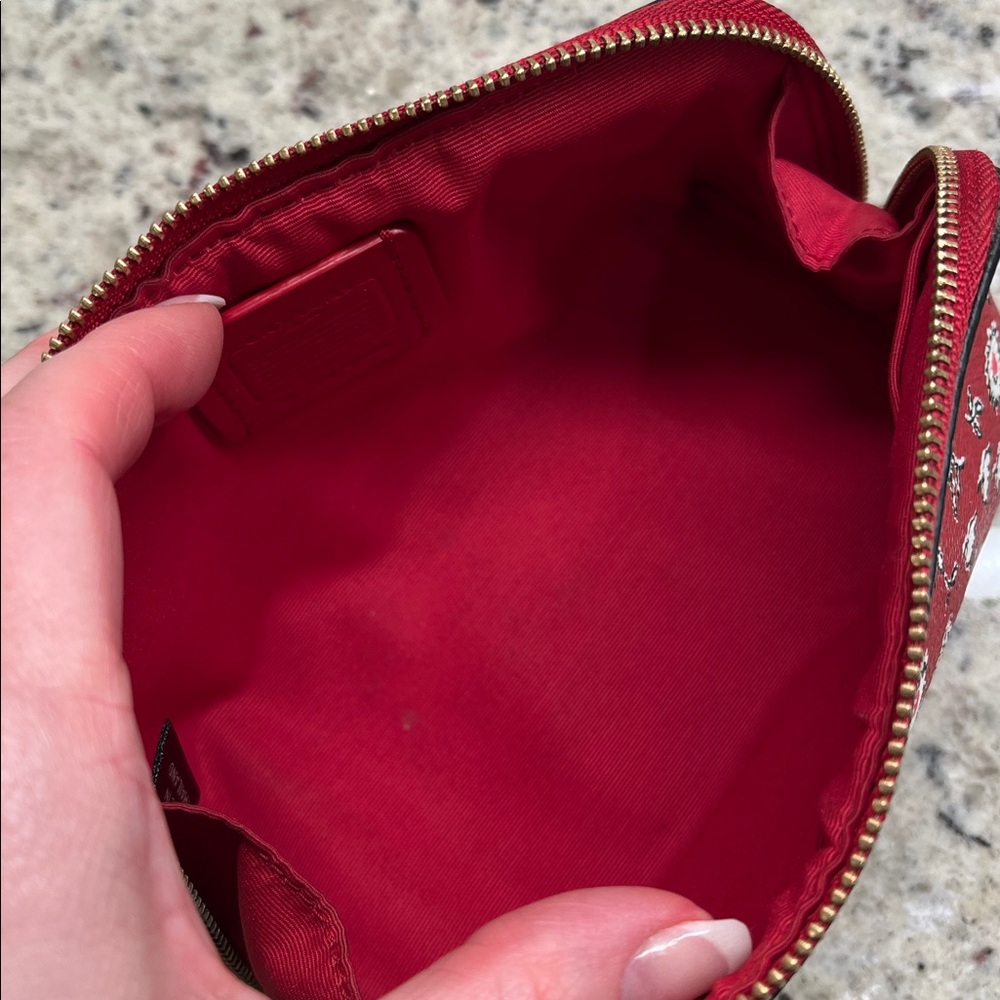 Coach Poppy Vintage Cosmetic/Pencil Case EUC - Picture 9 of 13